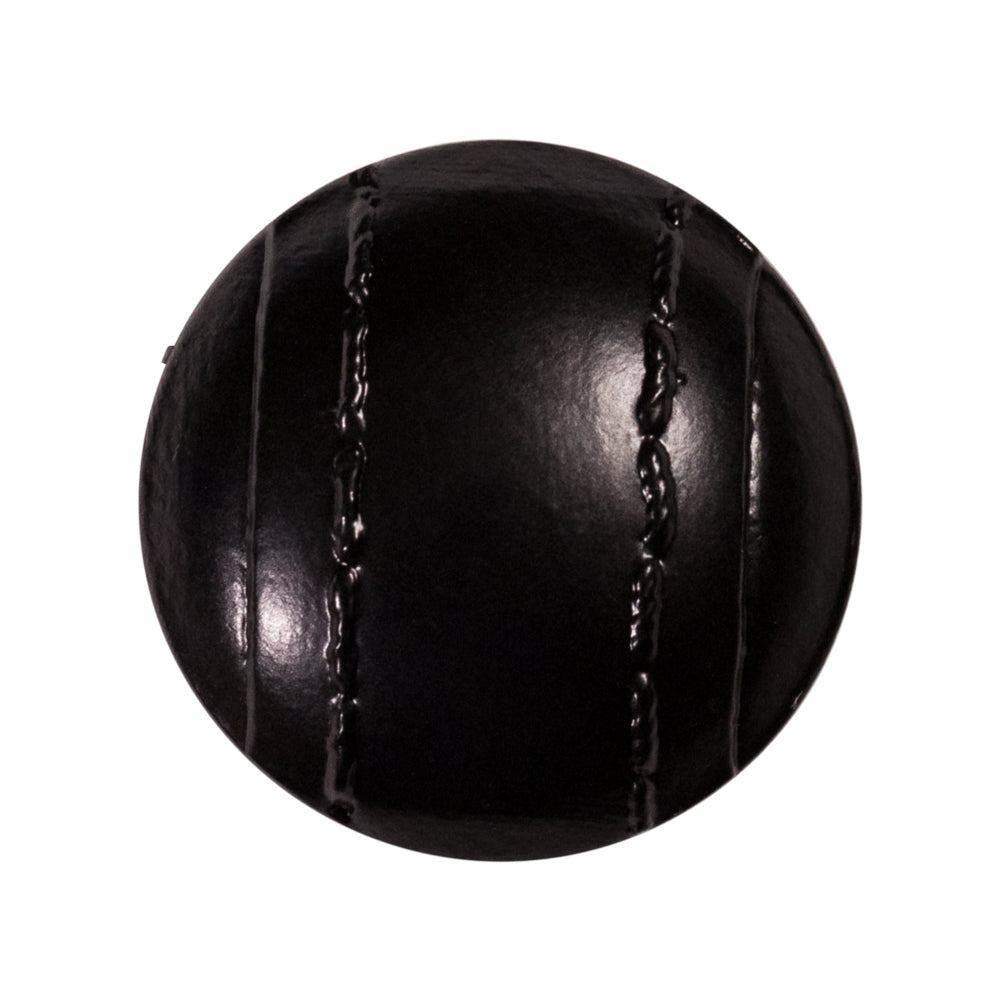 Italian Black Faux Leather Plastic Button - 44L/28mm - Joann Fabrics