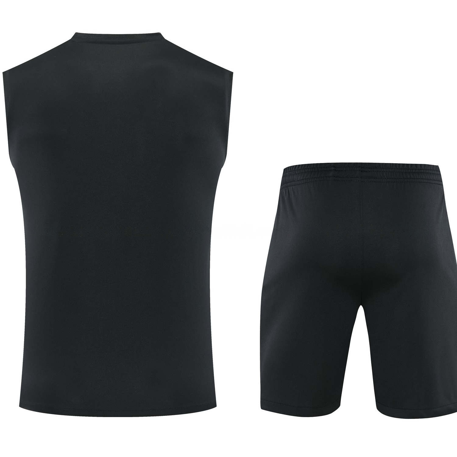 Paris Saint-Germain PSG 26-27 Vest Training Set - Black Vest and Shorts - UnitedFutballJersey