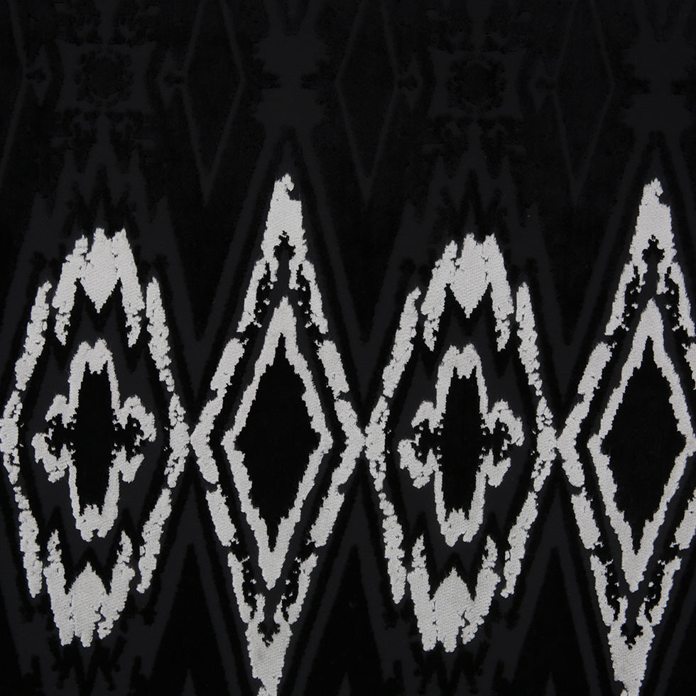 Jet Black Laser Cut Geometric Velvet - Joann Fabrics