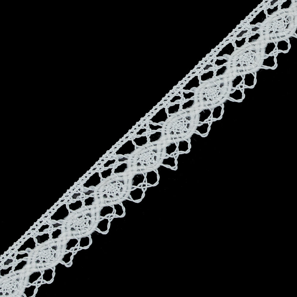 Off-White European Crochet Trim - 0.75