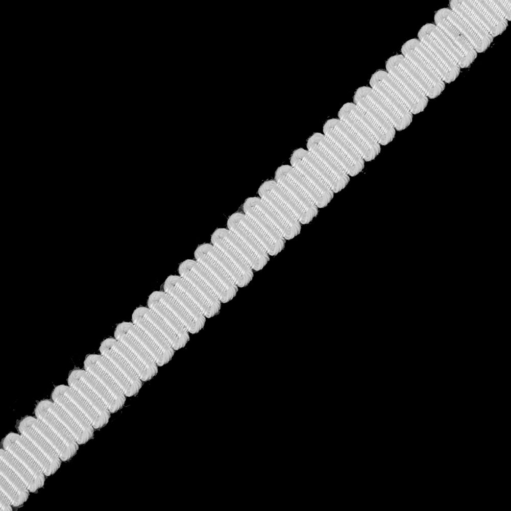 Ivory Petersham Grosgrain Ribbon - 0.25