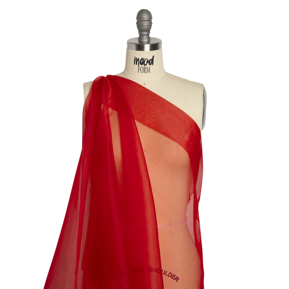 Polyester Organza - Red - Luscinia Collection by Mood - Joann Fabrics