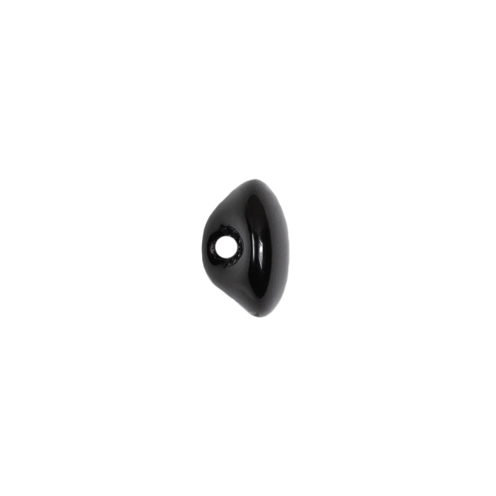 European Black Self Back Glass Button - 18L/11.5mm - Joann Fabrics