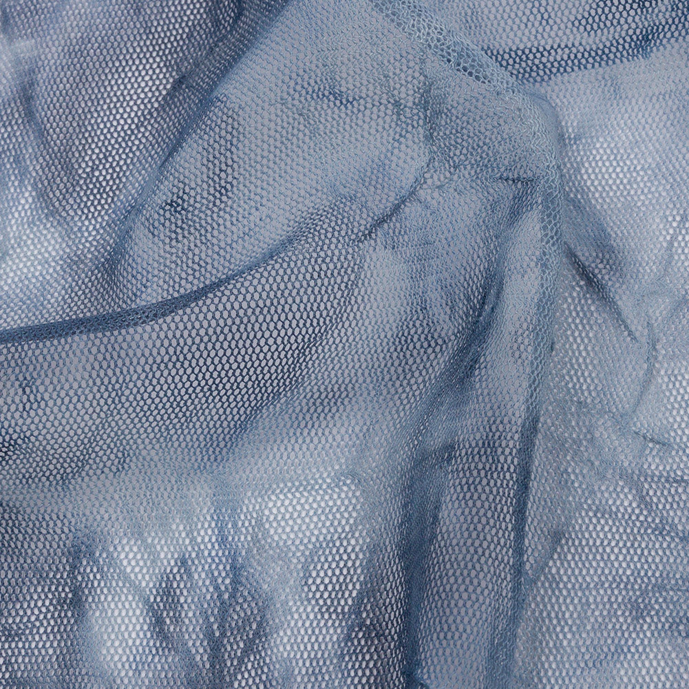Indigo Tie Dye Crinkled Polyester Stretch Tulle - Joann Fabrics