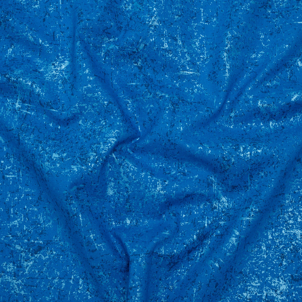 Pearl Finish Quilting Cotton by Patrick Lose for Northcott - Cornflower Textural Abstract - Glisten Collection - Joann Fabrics