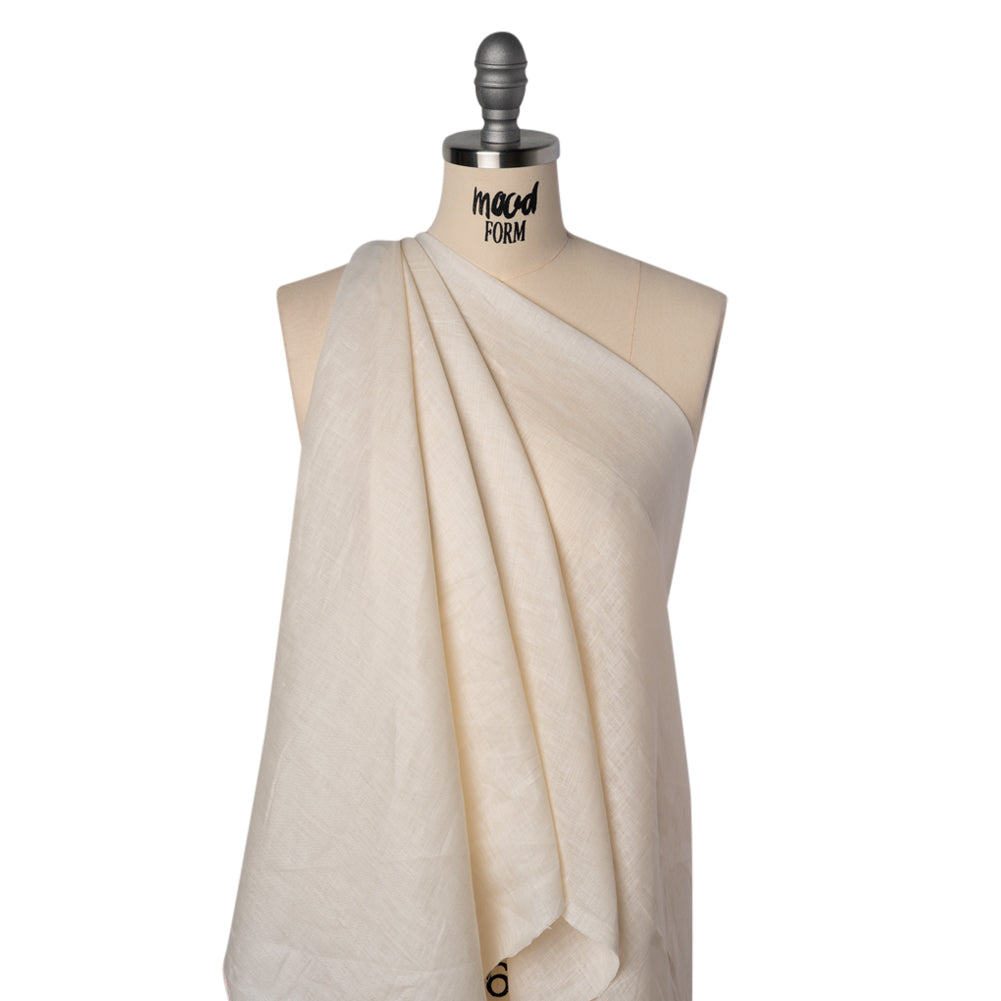 Soft Lightweight Linen Woven - Cream - Famous Australian Designer Deadstock - Joann Fabrics