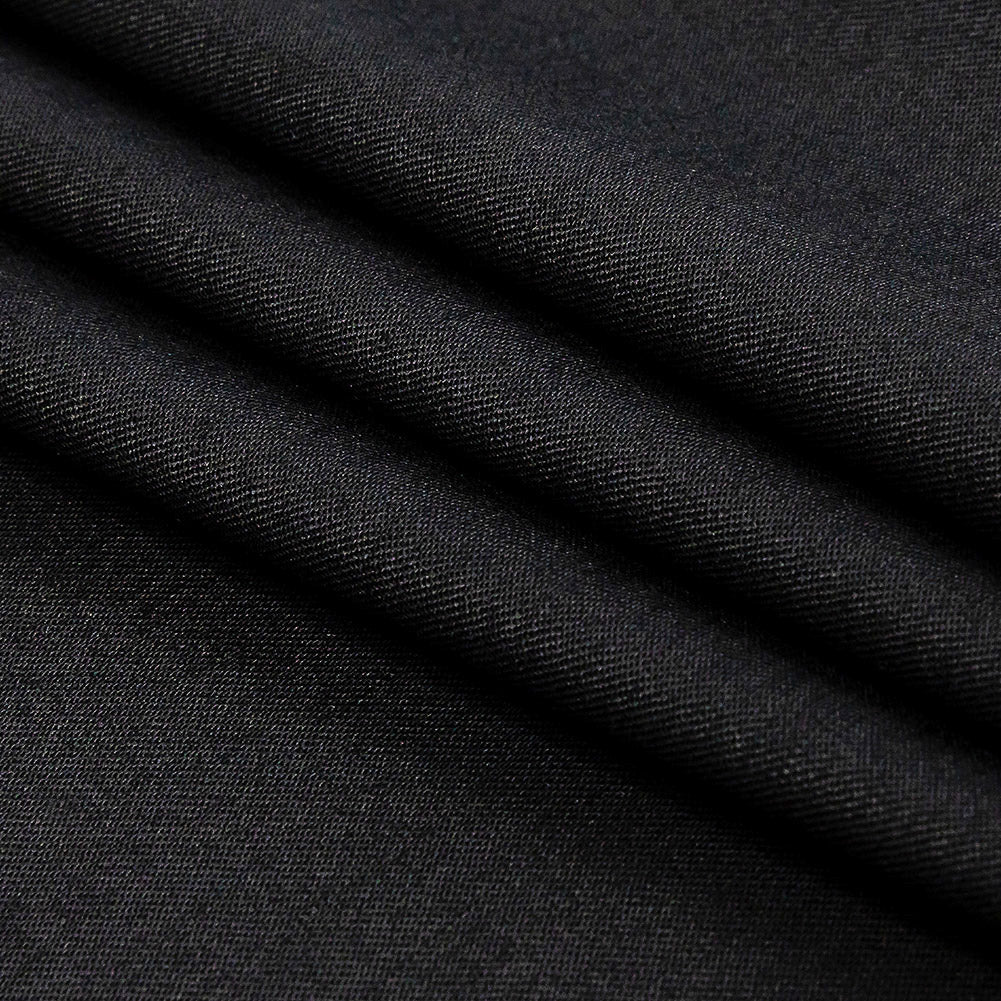 Super 120 Monostretch Wool Suiting - Black - Joann Fabrics