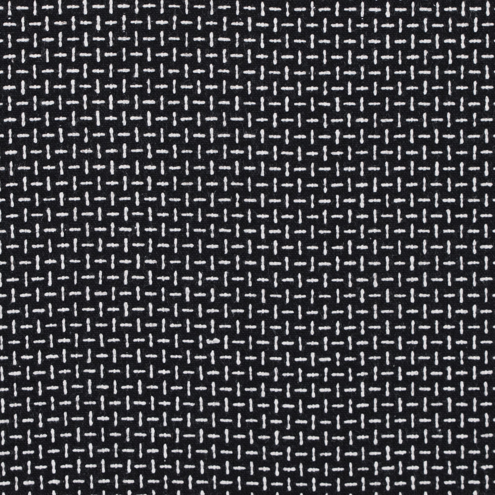 Italian Black and White Woven Wool Blend - Joann Fabrics