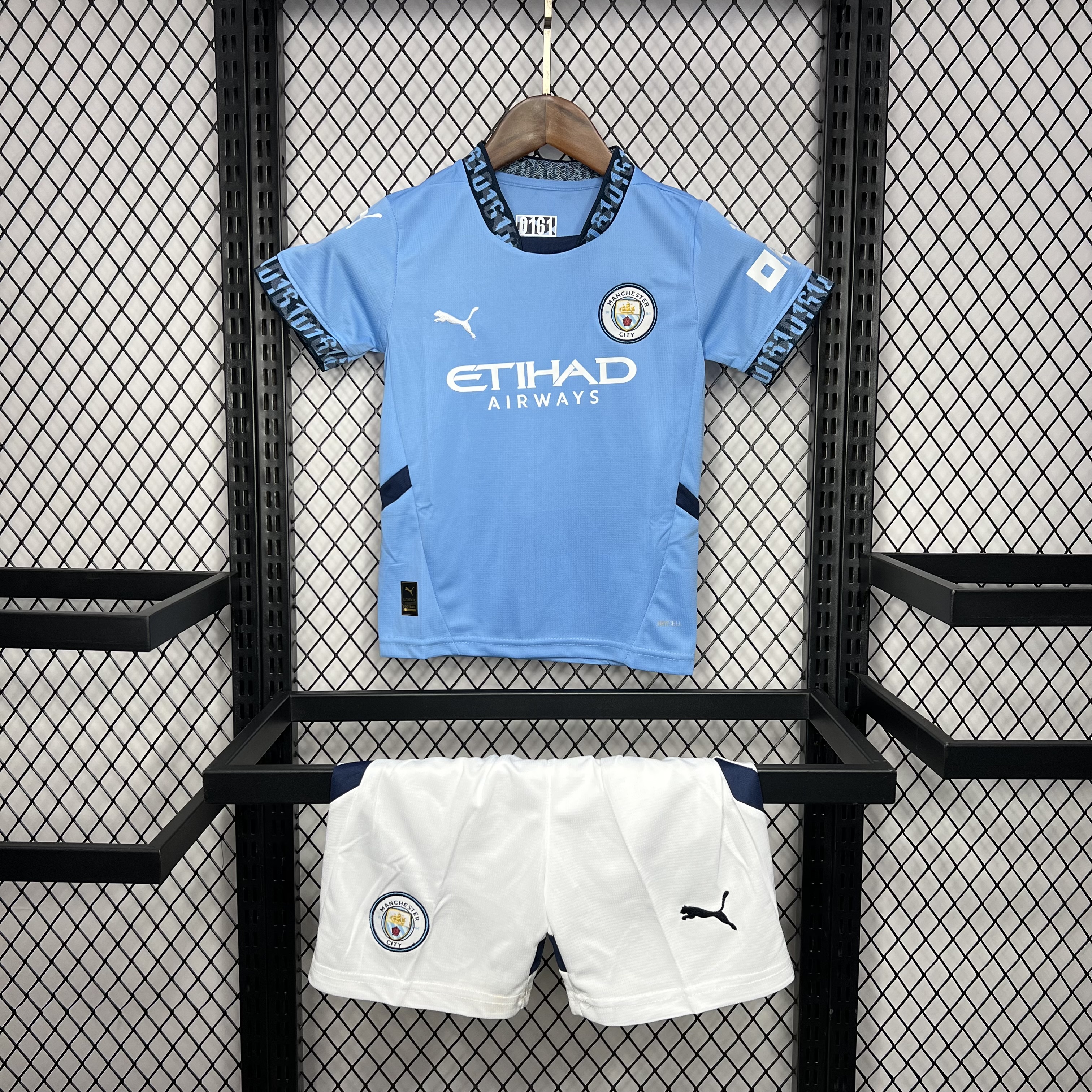 2024/2025 Manchester City Home Football Shirt 1:1 Thai Quality Kids Size