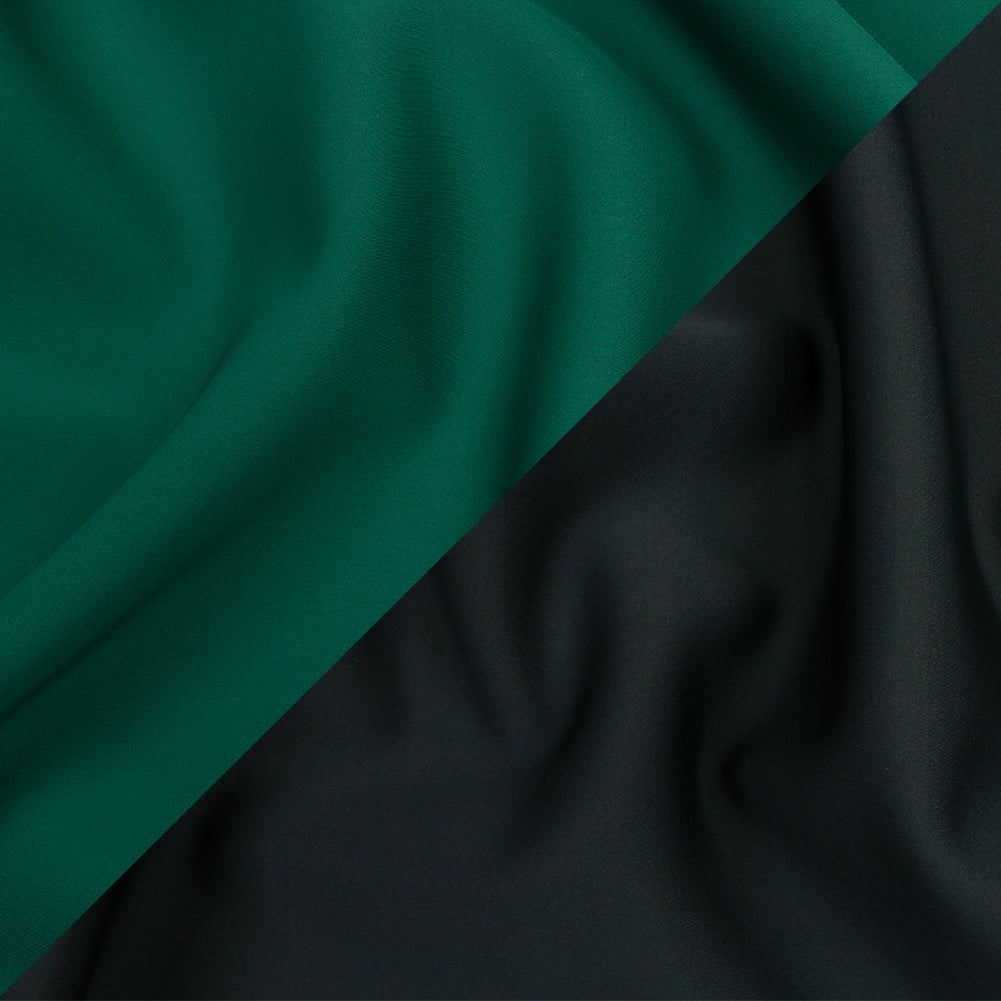 Double Faced Stretch Neoprene 3yd Bundle - Gravel Gray and Forest Green - Wave Collection - Joann Fabrics