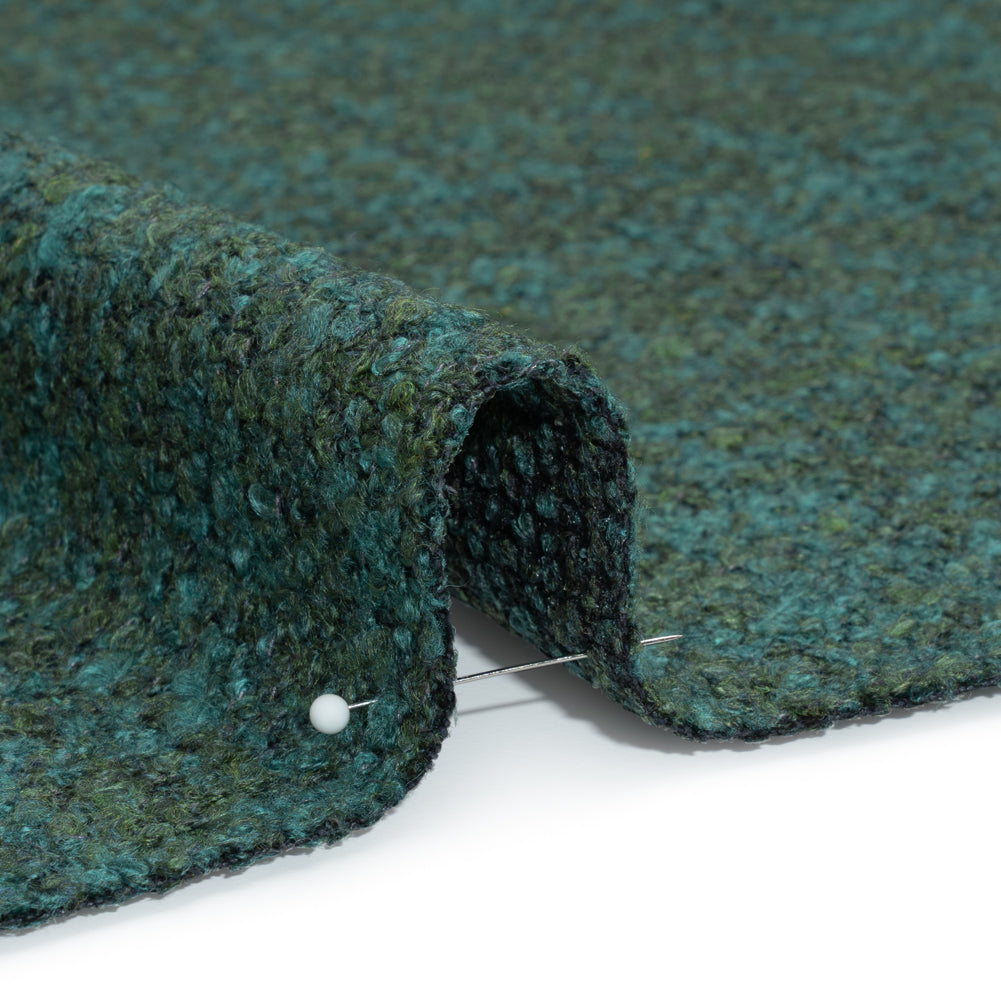 Tweed Upholstery Boucle with Latex Backing - Peacock - Algrove Collection - Joann Fabrics