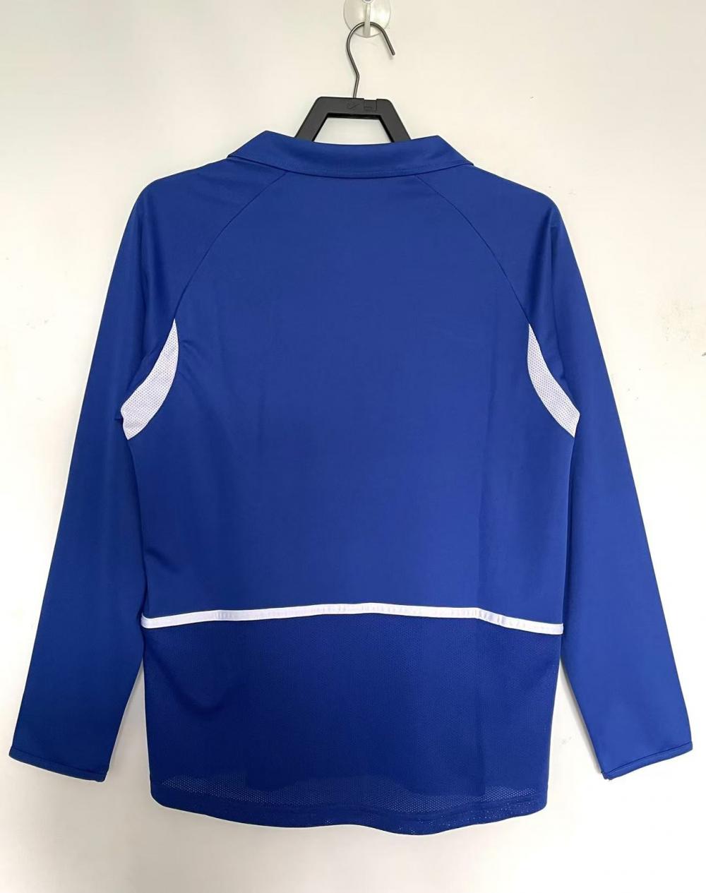 2002 Retro Long Sleeve Brazil Away Soccer Jersey Shirt 1:1 Thai Quality