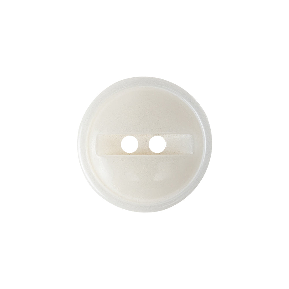 Ivory Iridescent 2-Hole Channel Style Plastic Button - 32L/20mm - Joann Fabrics