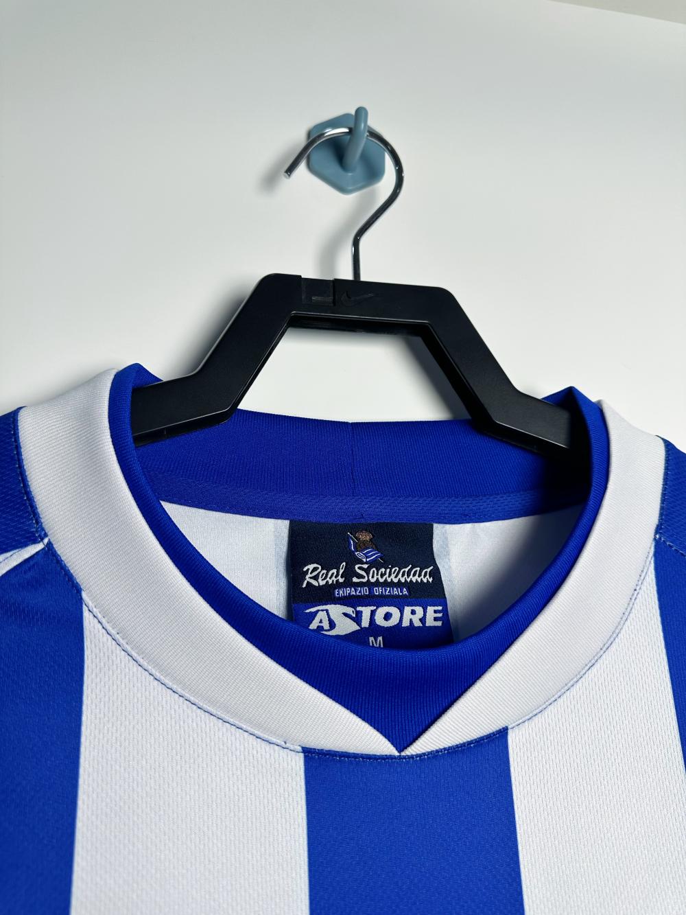 2002-2003 Retro Real Sociedad Home Football Shirt 1:1 Thai Quality