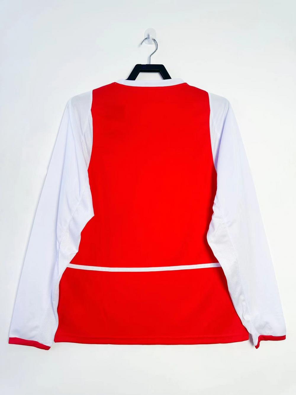 2002/2004 Retro Long Sleeve Arsenal Home Football Shirt 1:1 Thai Quality