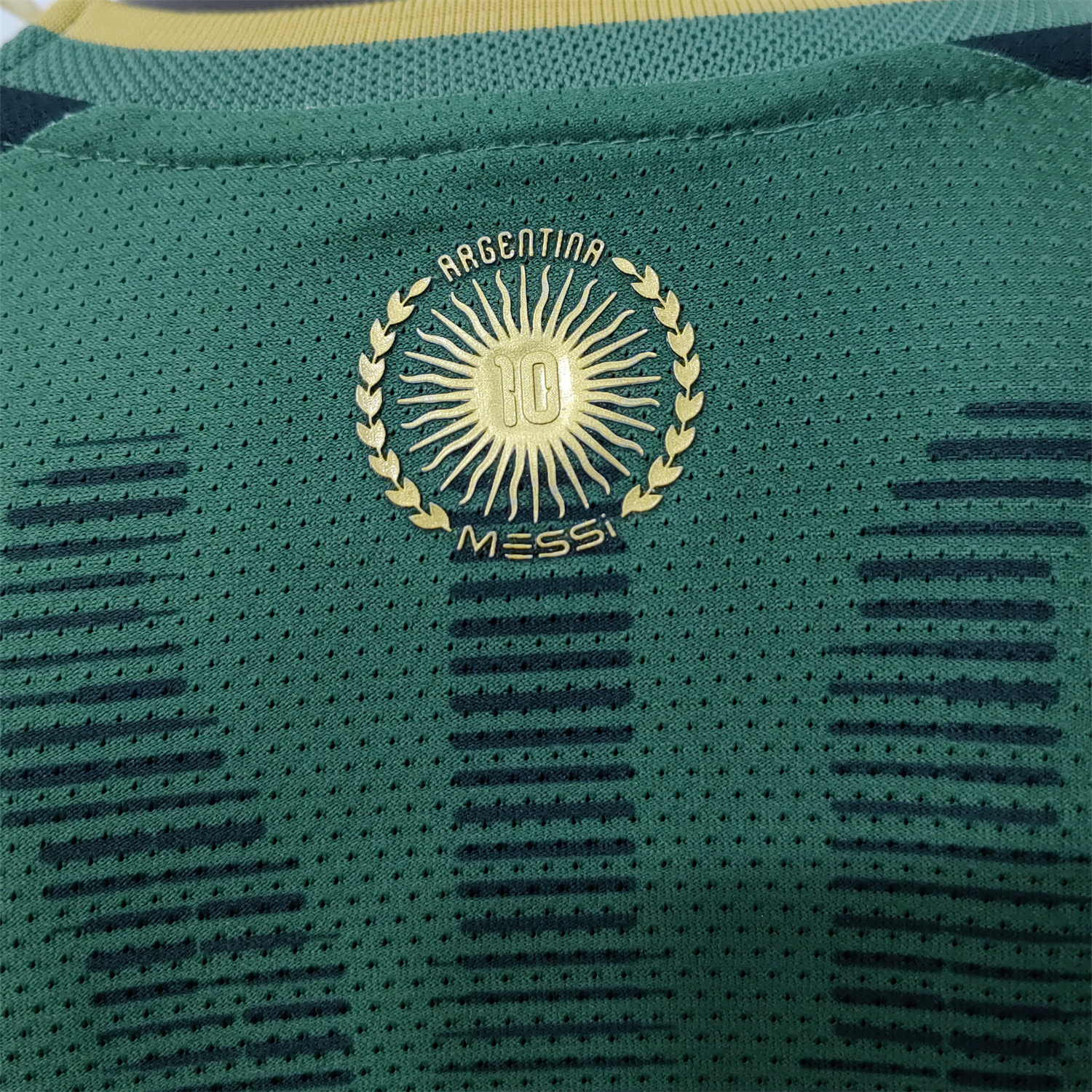 Argentina 2026 Messi Last Match Anniversary Green Goalkeeper Jersey - Player Version - UnitedFutballJersey