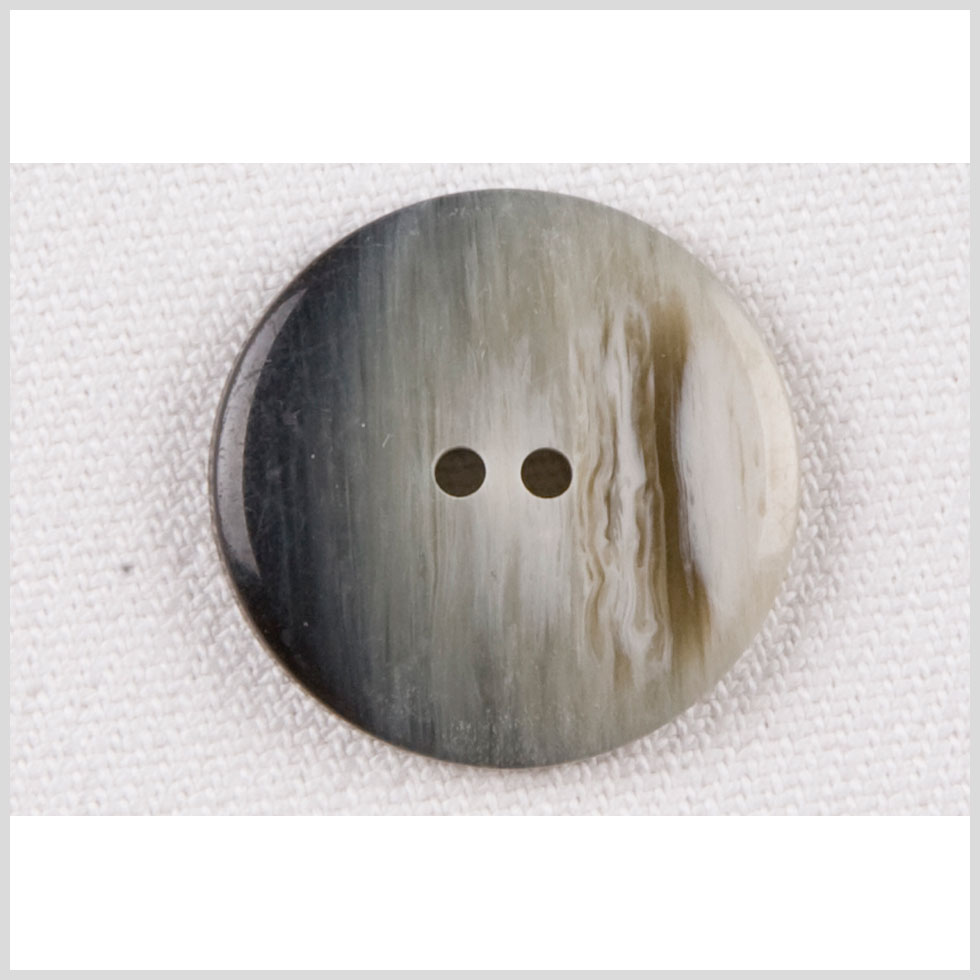 Plastic 2-Hole Button - 28L/18mm - Charcoal Gray, Beige and Ivory Striations - Joann Fabrics