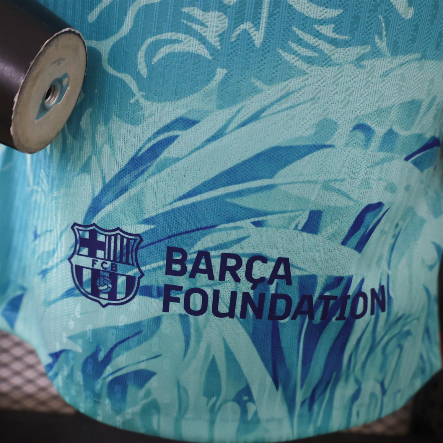 Barcelona 26-27 Mint Green Blue Bird Special Jersey - Player Version - UnitedFutballJersey