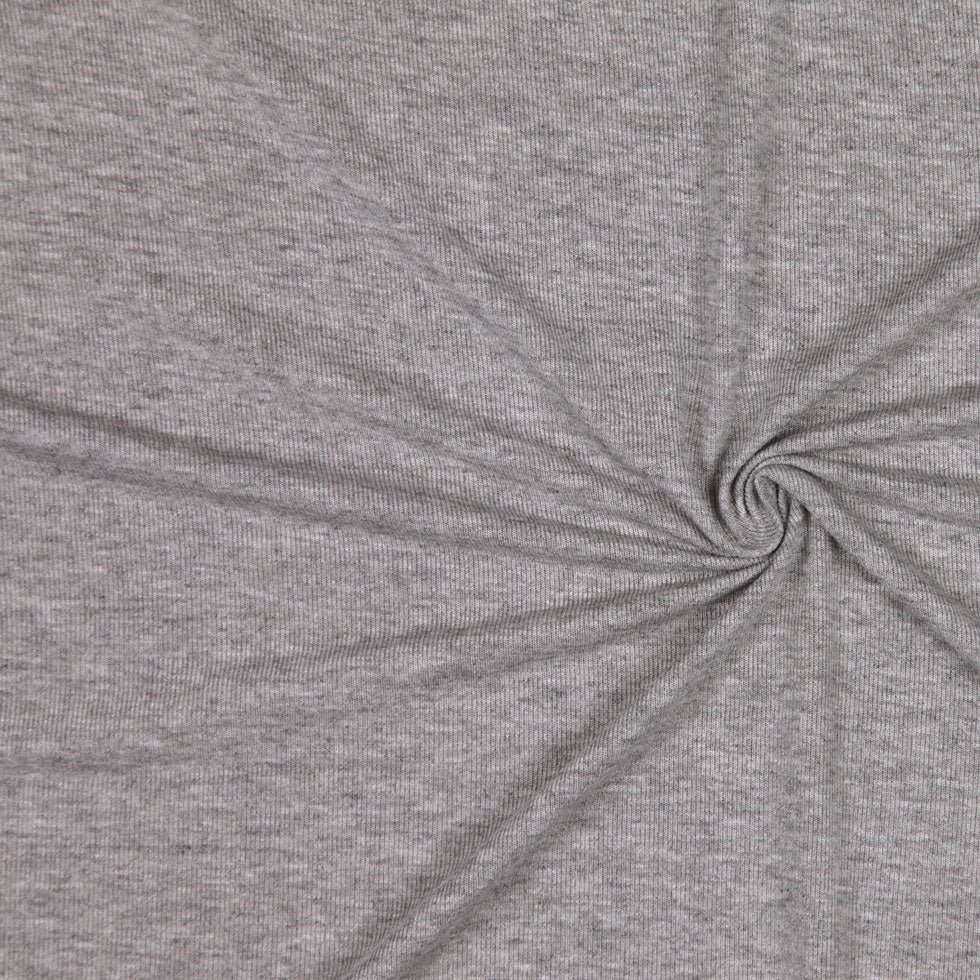 Italian Famous NYC Designer Heathered Gray Rayon Jersey - Joann Fabrics