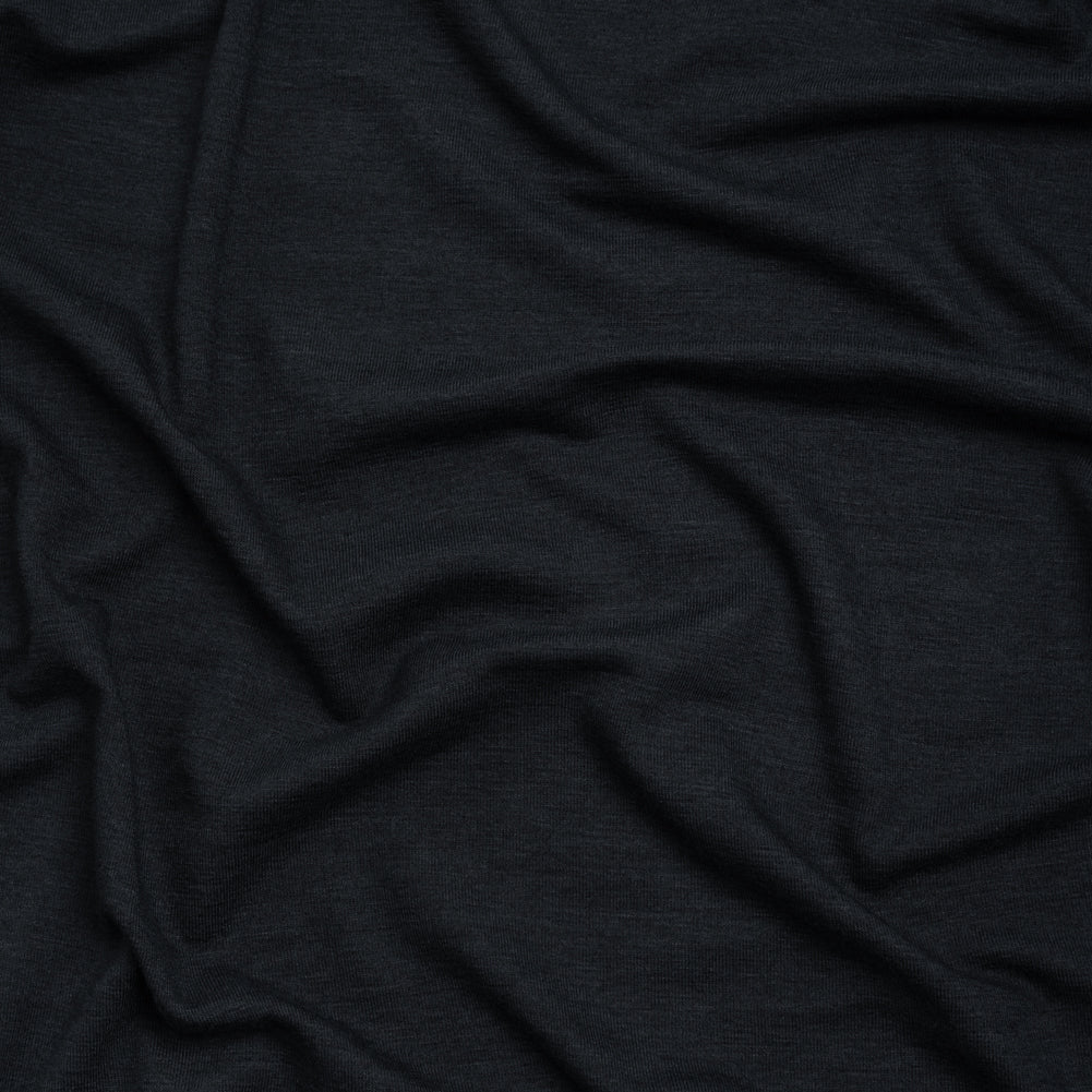 Stretch Rayon Jersey - Heathered Navy - Deadstock - Joann Fabrics