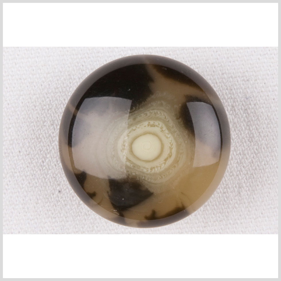 Plastic Shank Back Button - 36L/23mm - Beige and Brown Tortoiseshell - Joann Fabrics