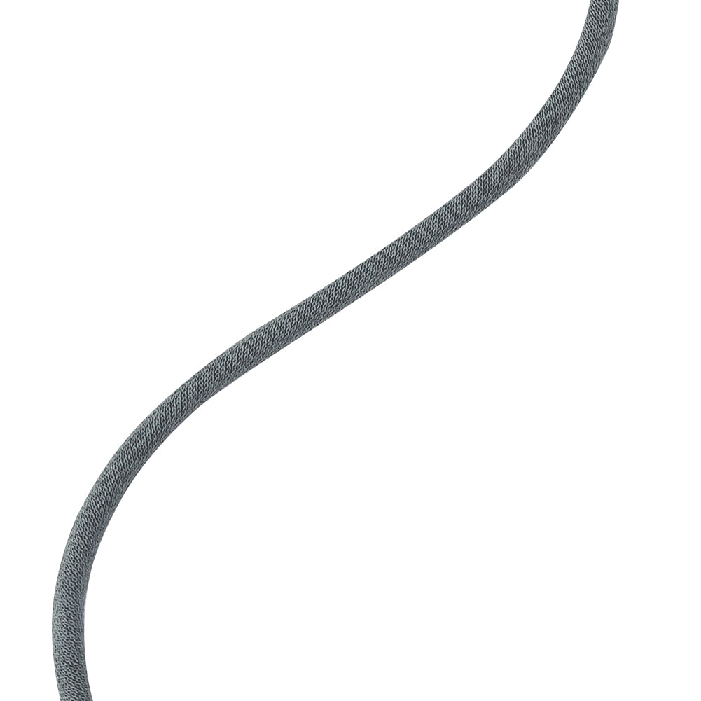 Charcoal Gray Bias Cut Spaghetti Cord - 0.25