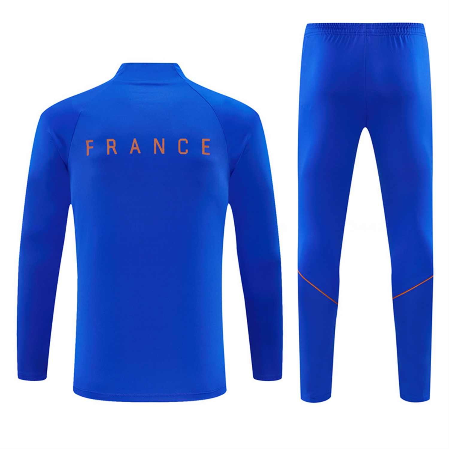 France 2026 Long Sleeve Training Set - Royal Blue Top & Pants - UnitedFutballJersey