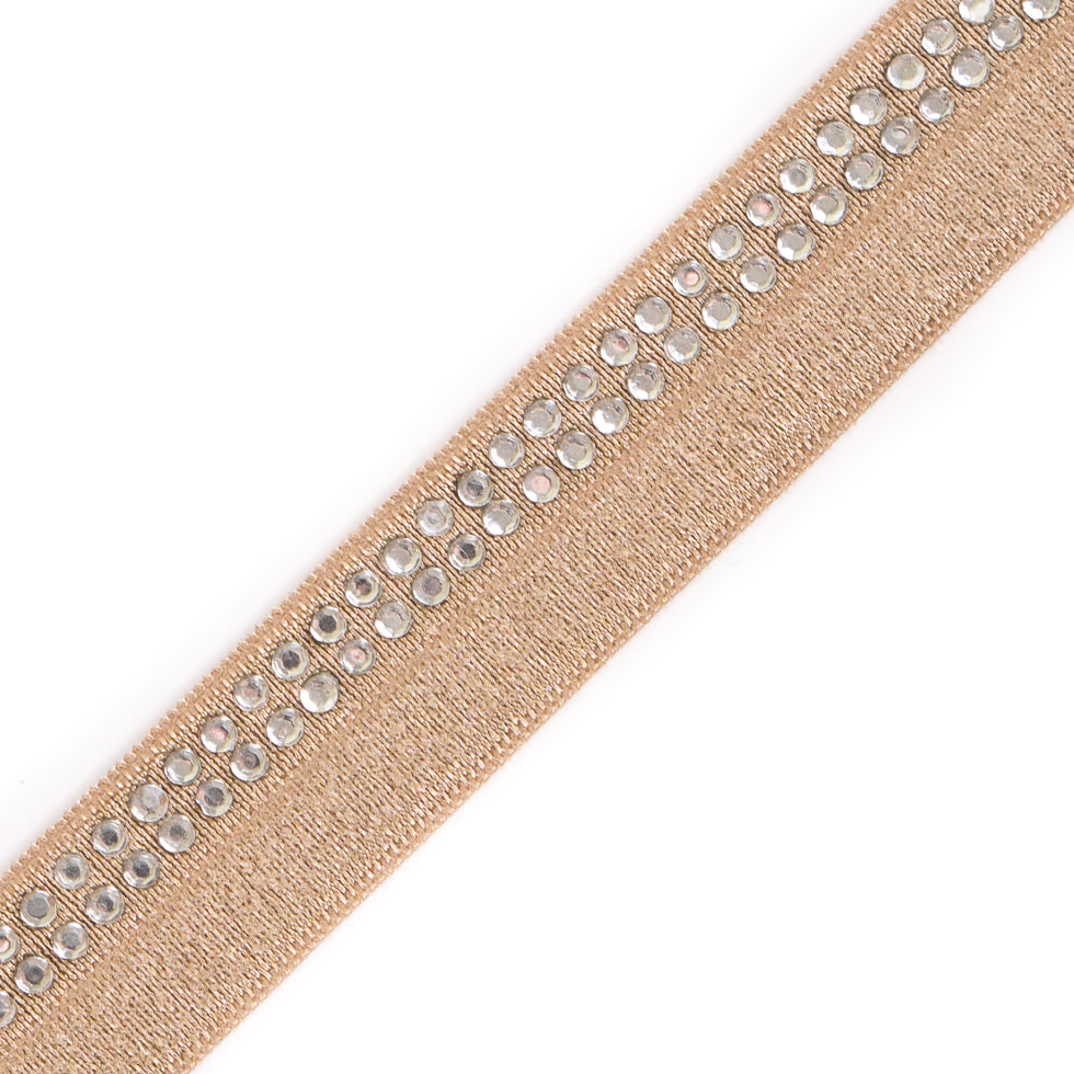 Gold Fancy Elastic Trim - 0.875