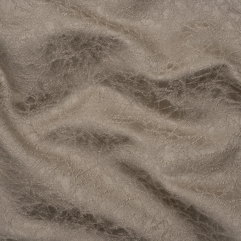 Satin-Faced Jacquard - Taupe Cracked - British Imported) - Joann Fabrics