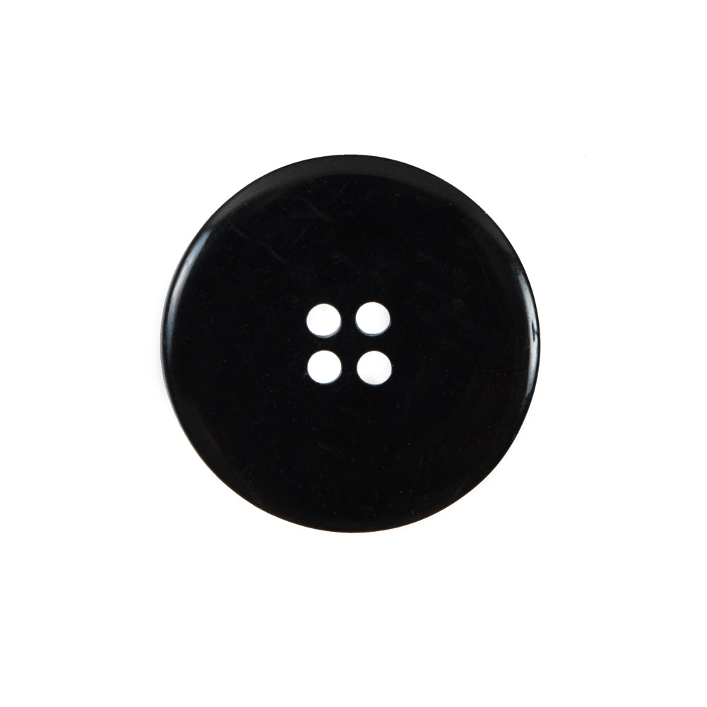 Black and Silver Marbleized Plastic Button - 36L/23mm - Joann Fabrics