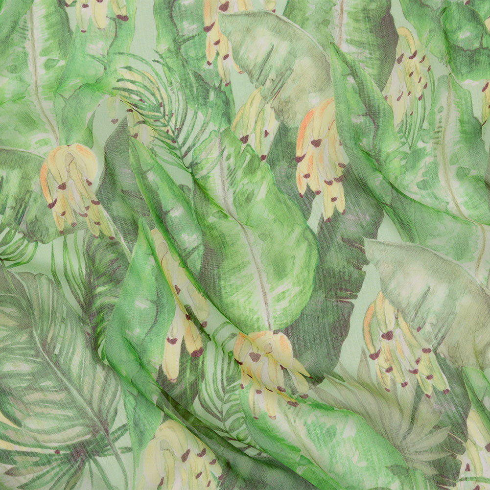 Mood Exclusive Banana Bonanza Crinkled Polyester Chiffon - Joann Fabrics