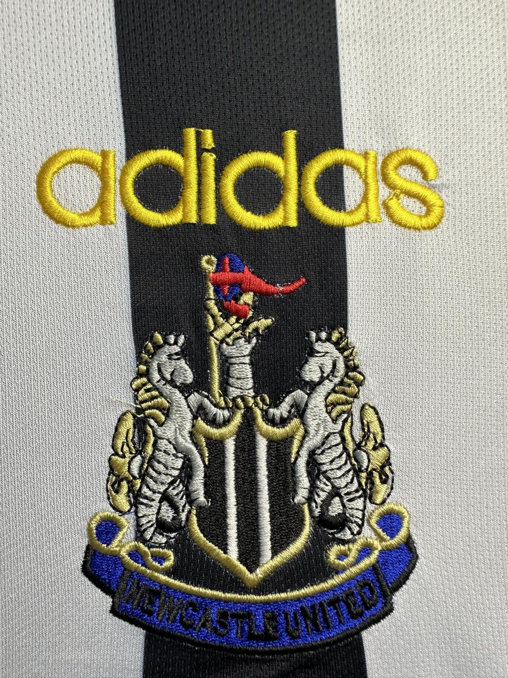 1997-1999 Retro Long Sleeve Newcastle United Home Soccer Jersey 1:1 Thai Quality