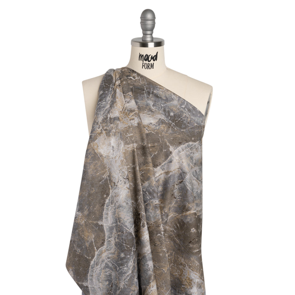 Stonehenge Quilting Cotton by Northcott - Warm Gray Marble 6 Stone Crackle - Surfaces Collection - Joann Fabrics