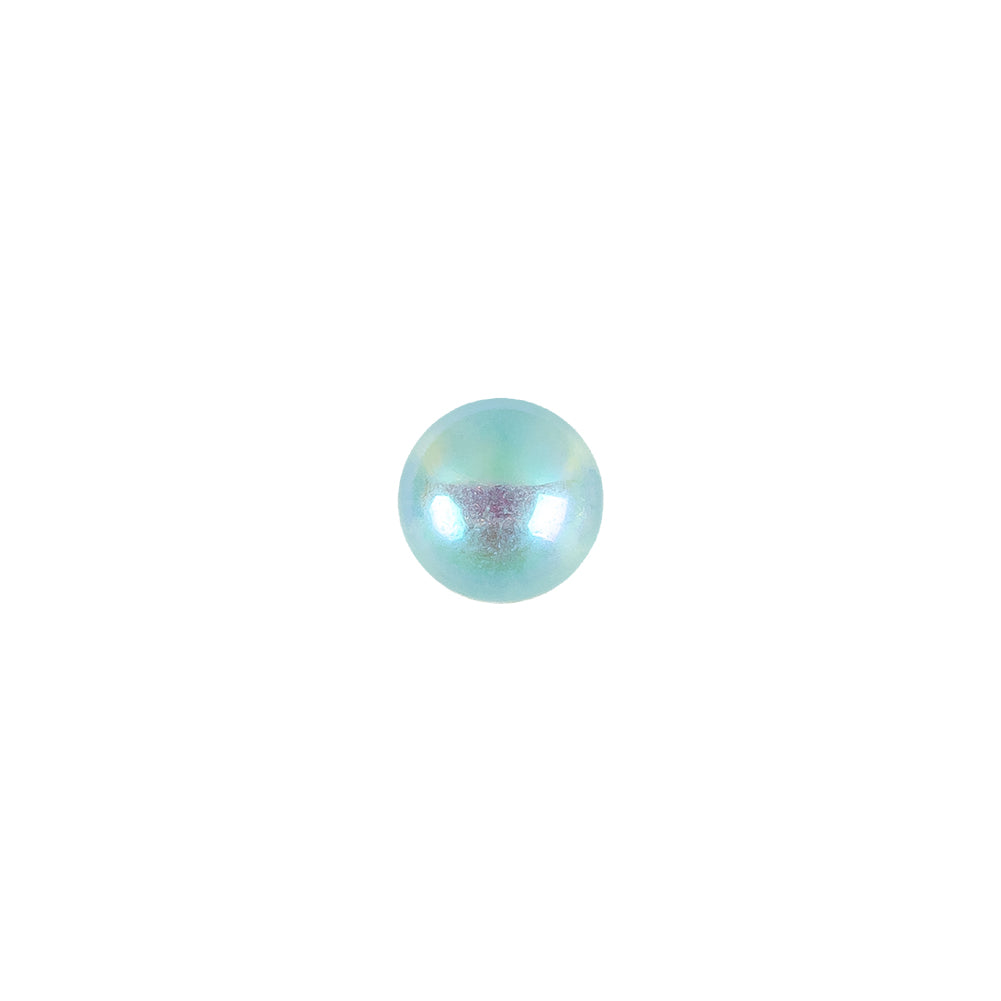 European AB Blue Self Back Glass Button - 12L/7.5mm - Joann Fabrics