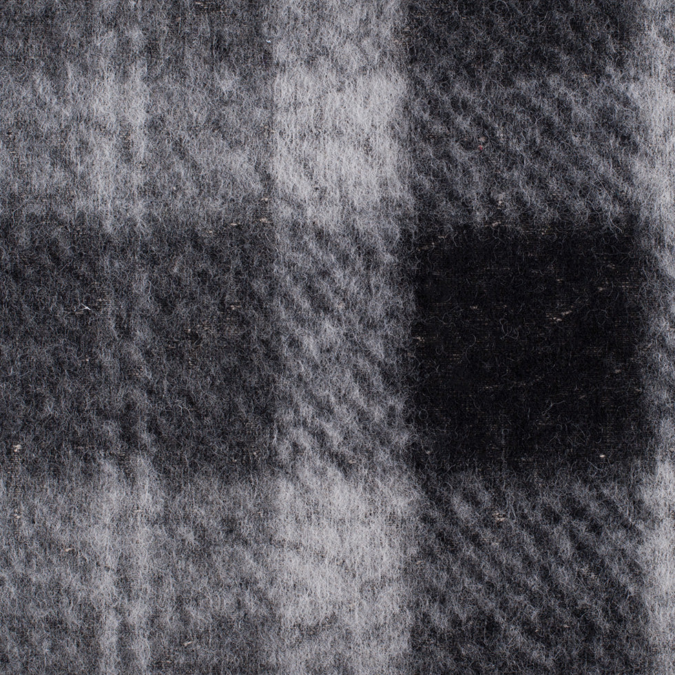 Small Gray/Ivory Bonded Lamb Leather and Felted Wool - Joann Fabrics