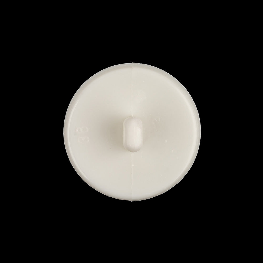 Italian White Faceted Decorative Shank Back Button - 36L/23mm - Joann Fabrics