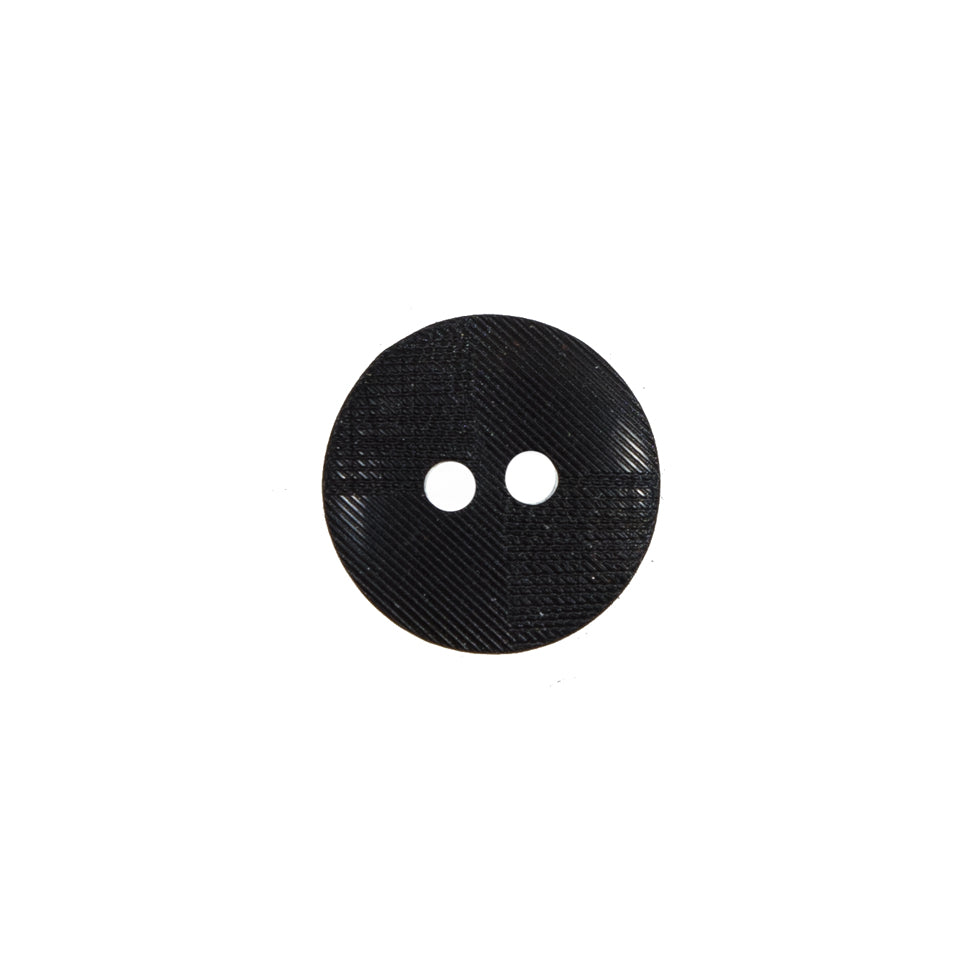 Italian Black 2-Hole Button - 20L/12.5mm - Joann Fabrics