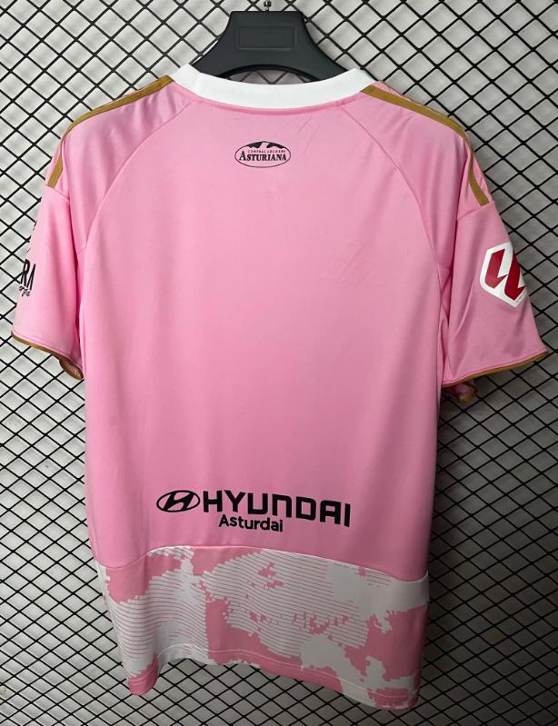 2025/2026 Real Oviedo pink Football Shirt 1:1 Thai Quality