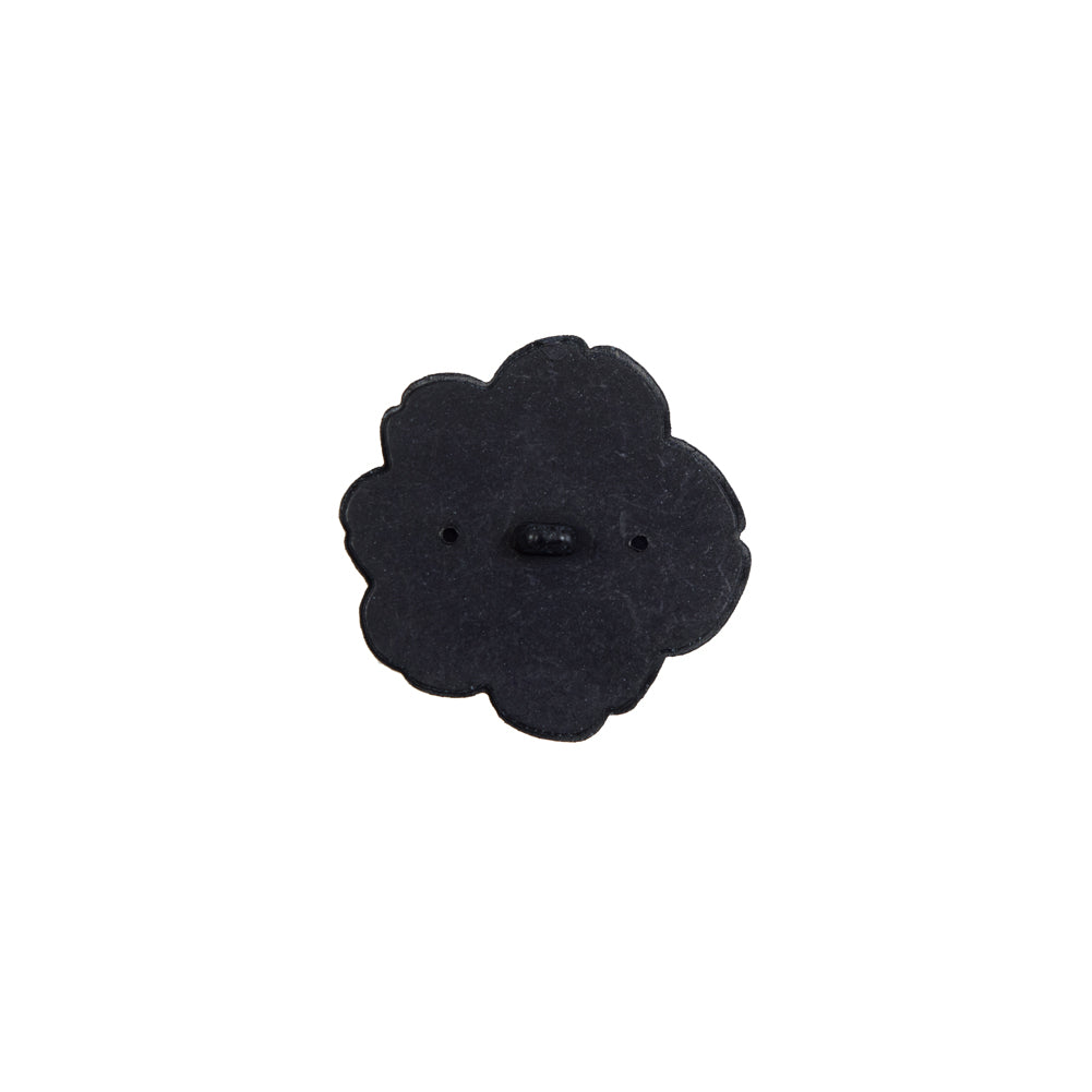 Italian Navy Flower Shank Back Button - 24L/15mm - Joann Fabrics