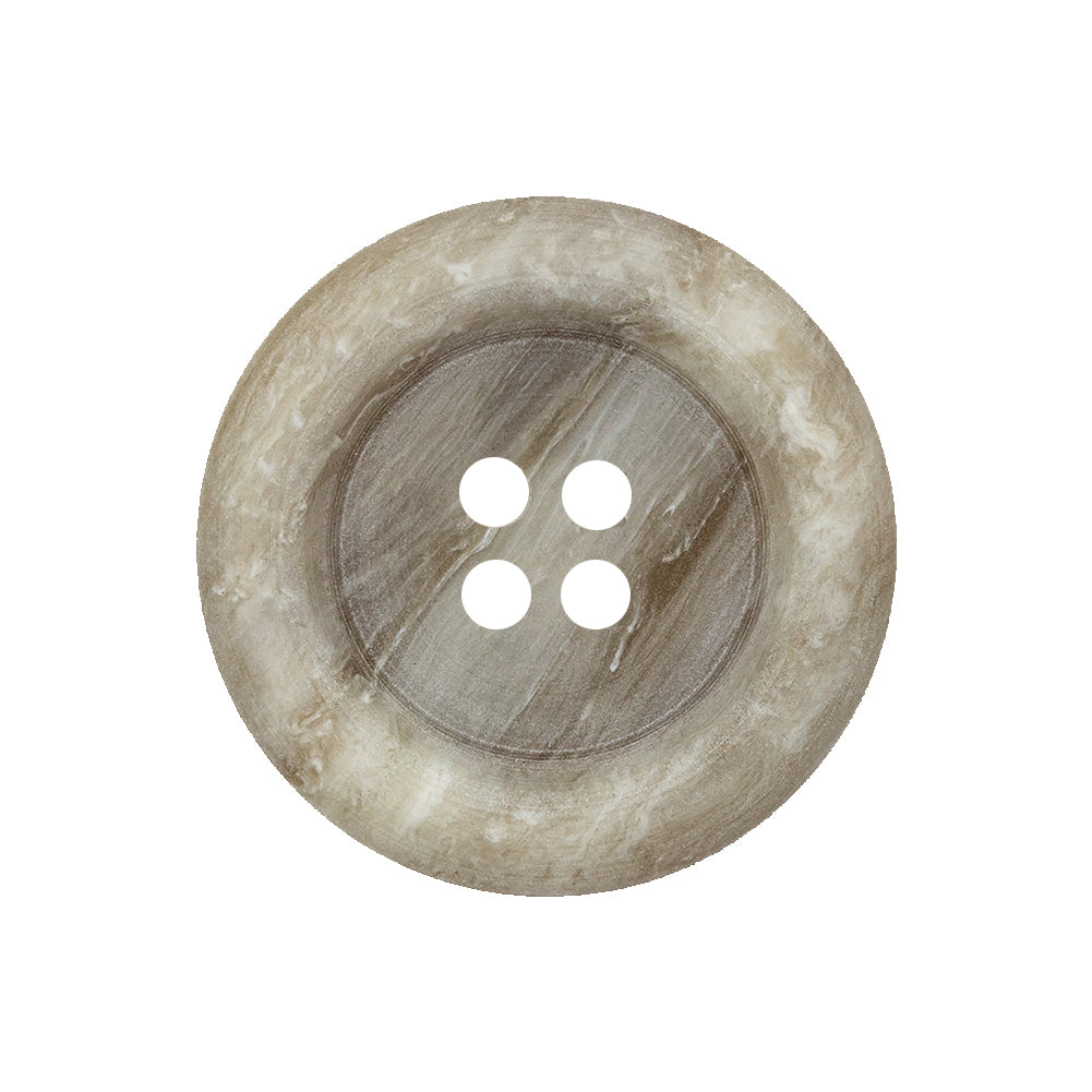 Timber Wolf and Agate Gray Matte Tire Shape Rim 4-Hole Plastic Button - 40L/25.5mm - Joann Fabrics
