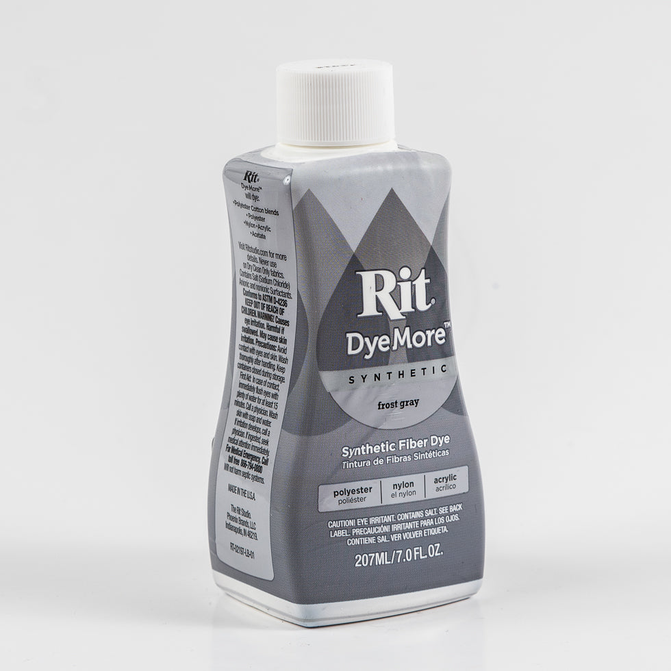Rit DyeMore Synthetic Fiber Dye - Frost Gray - 7oz Bottle - Joann Fabrics