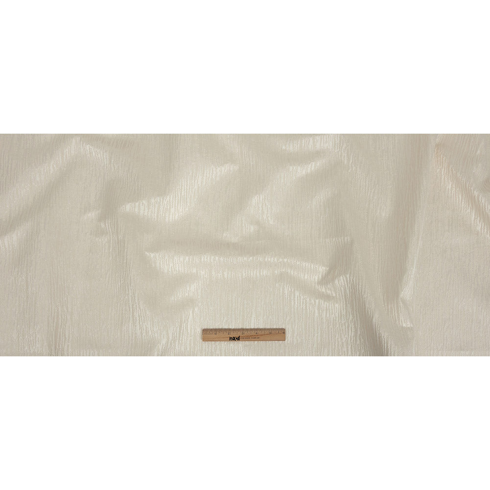 Drapery Jacquard - Ivory Striated - British Imported - Joann Fabrics