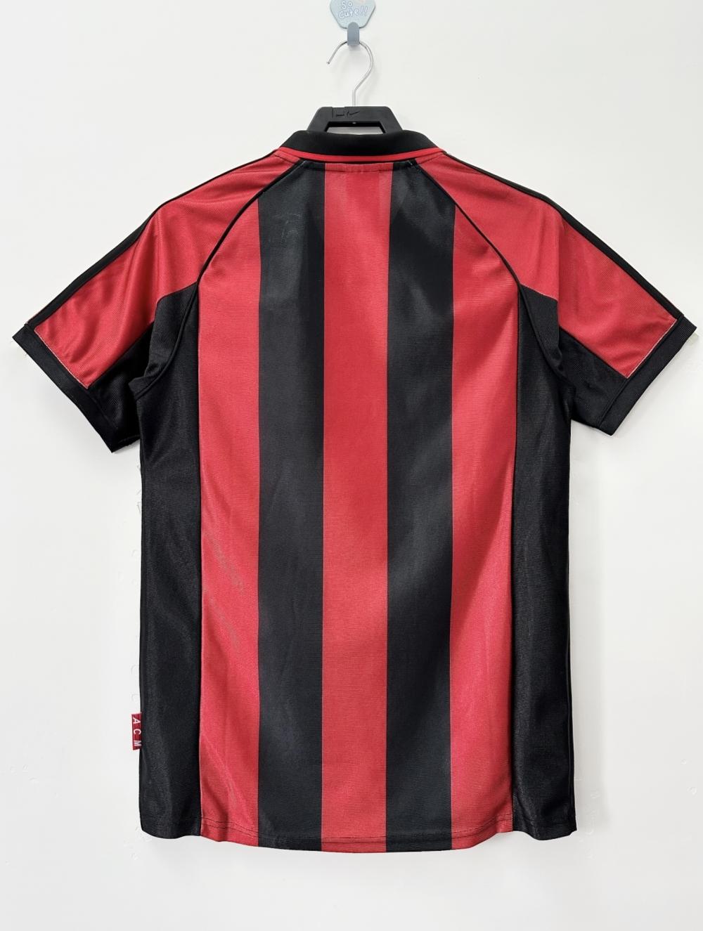 1998-1999 Retro AC Milan Third Home Football Shirt 1:1 Thai Quality