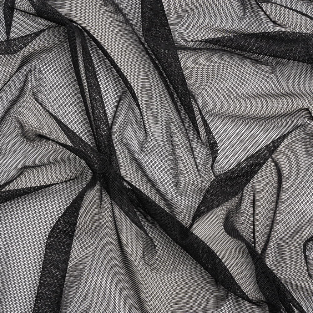 Polyester Mesh - Black - Designer Deadstock - Joann Fabrics