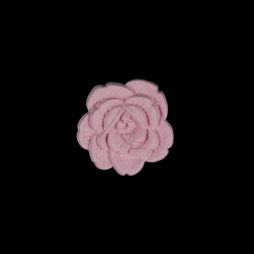 Italian Pink Flower Shank Back Button - 24L/15mm - Joann Fabrics