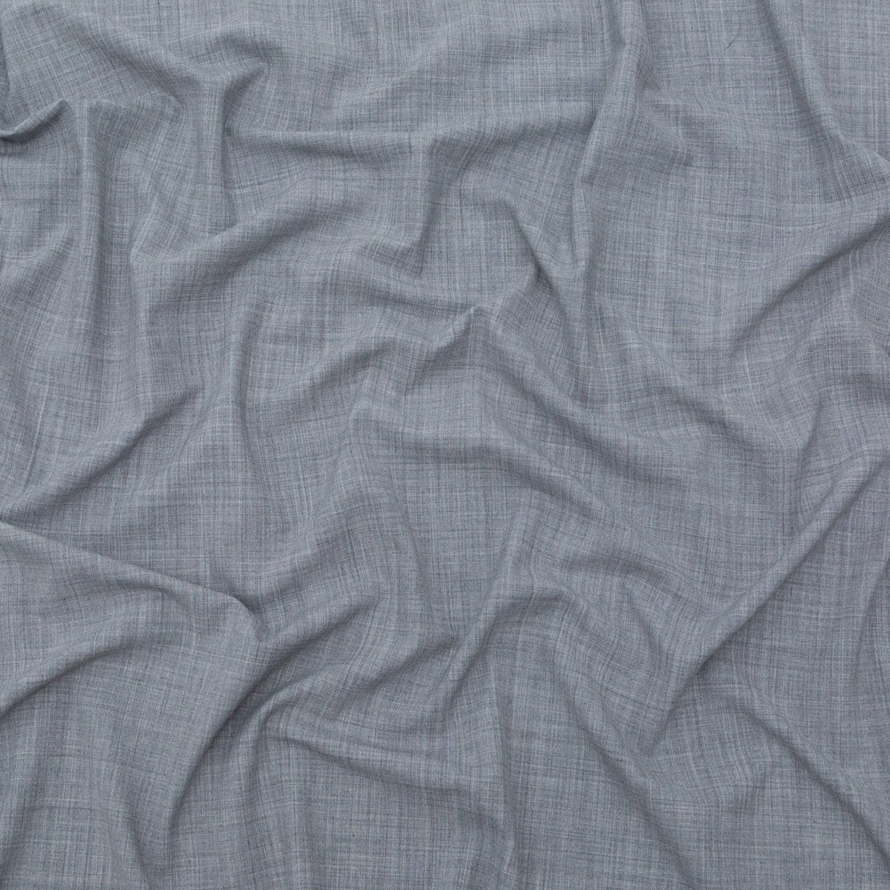 Italian Heathered Light Gray Stretch Suiting - Joann Fabrics