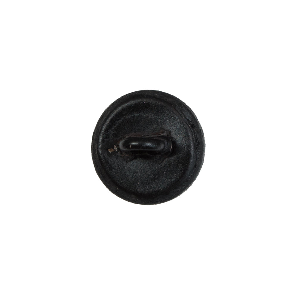 Black Leather Horsehead Button - 24L/15mm - Joann Fabrics