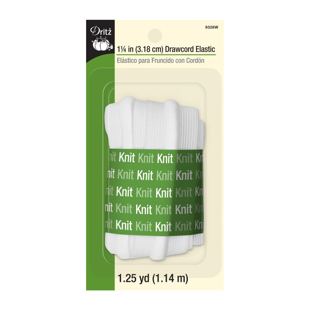 Dritz Drawcord Elastic - White - 1.25