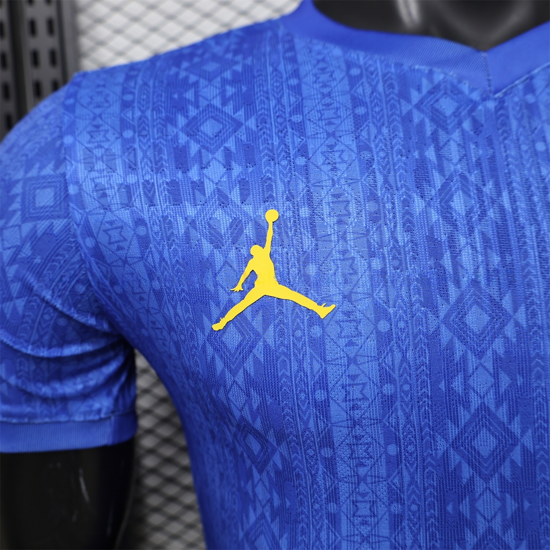 Brazil 2026 Diamond Texture Blue Special Jersey - Player Version - UnitedFutballJersey