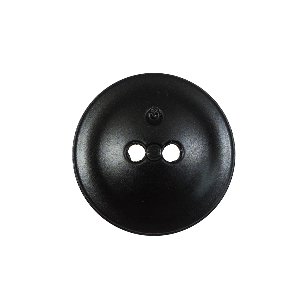 Black Faux Leather Plastic 2-Hole Button - 36L/23mm - Joann Fabrics